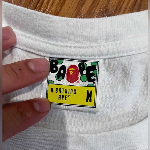 Bape Shark Face Tee White - Picture 2 of 3